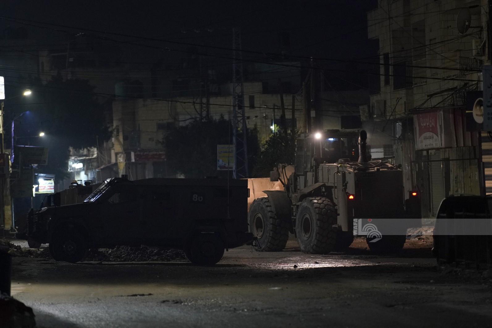 قوات الاحتلال الإسرائيلي تقتحم مدينة ومخيم جنين (تصوير: محمد منصور/وفا)